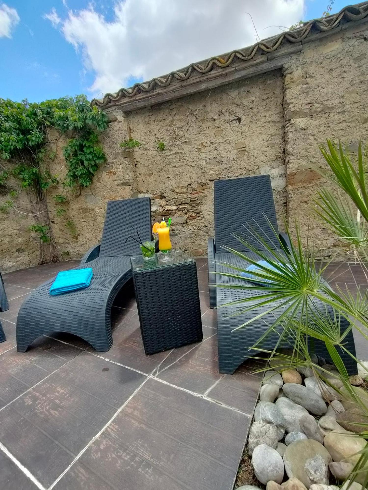 Hotel Restaurant L'Art Des Mets By Cote Jardin Conilhac-Corbières Esterno foto